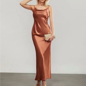 Elegant Sleeveless Spaghetti Strap Dress For Spring & Summer